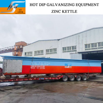 Zinc Kettle Pot Tank For Hot Dip Galvanizing Plant Equipment Production Line Manufacturer One Stop Service
