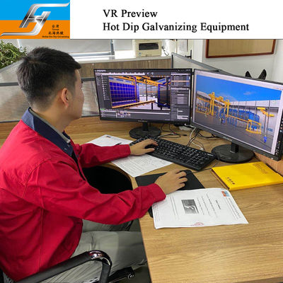 VR Preview Hot Dip Galvanizing Production Line with Customized Design for Turnkey Projects