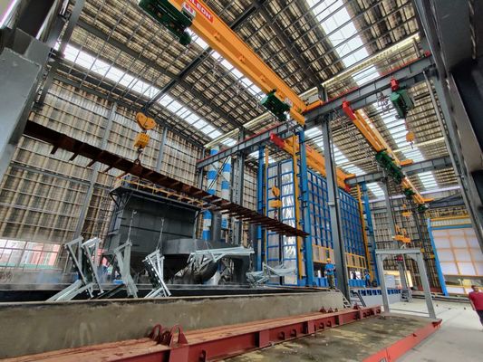 Hot Dip Galvanizing Enclosures On The Furnace