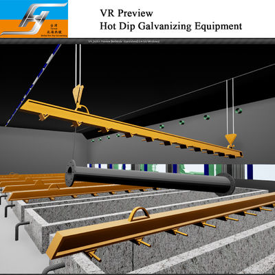 Qualità  VR Preview Hot Dip Galvanizing Production Line Supplier Manufacture Furnace Burner Zinc Kettle Pot Tank Supplier fabbrica