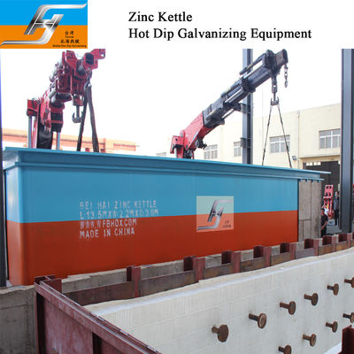 Qualità  Zinc Kettle Pot Tank Supplier Hot Dip Galvanizing Production Line Equipment Manufacte High Velocity Furnace Burner fabbrica