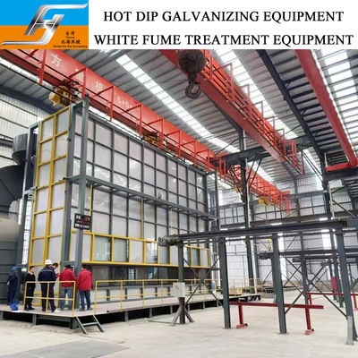 Linea di galvanizzazione a caldo ad alta efficienza e rispettosa dell'ambiente con forno a caldaia a zinco a controllo intelligente